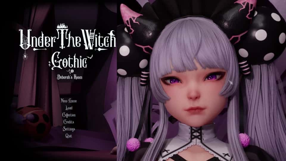 魔女的入侵~黛博拉的房间背景